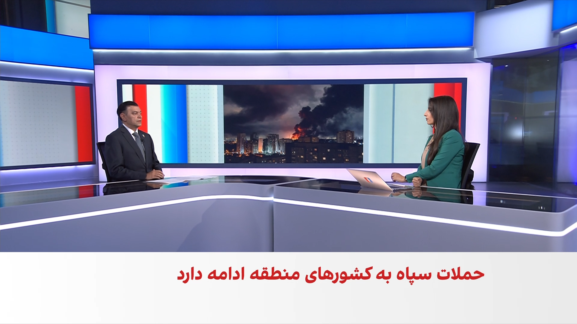 نقاط مختلف تهران و اصفهان هدف حملات سنگین قرار گرفت