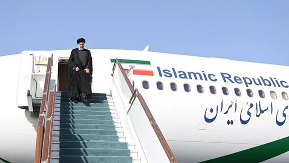 Iran's President Ebrahim Raisi in the Uzbek city of Samarkand on September 14, 2022