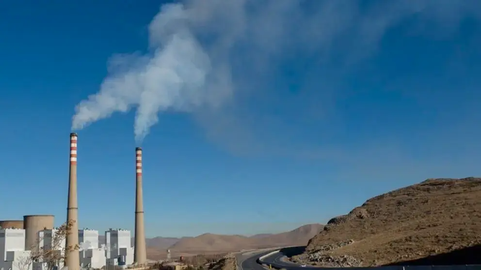 A power plant burning Mazut in Iran