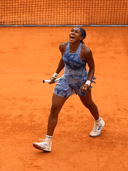 کوکو گوف قهرمان رولنگاروس شد