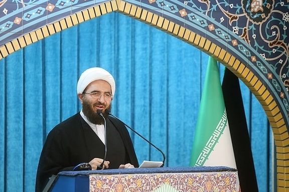 Hal Ali Akbari, a prayer leader in Tehran and Khamenei's envoy visiting Zahedan