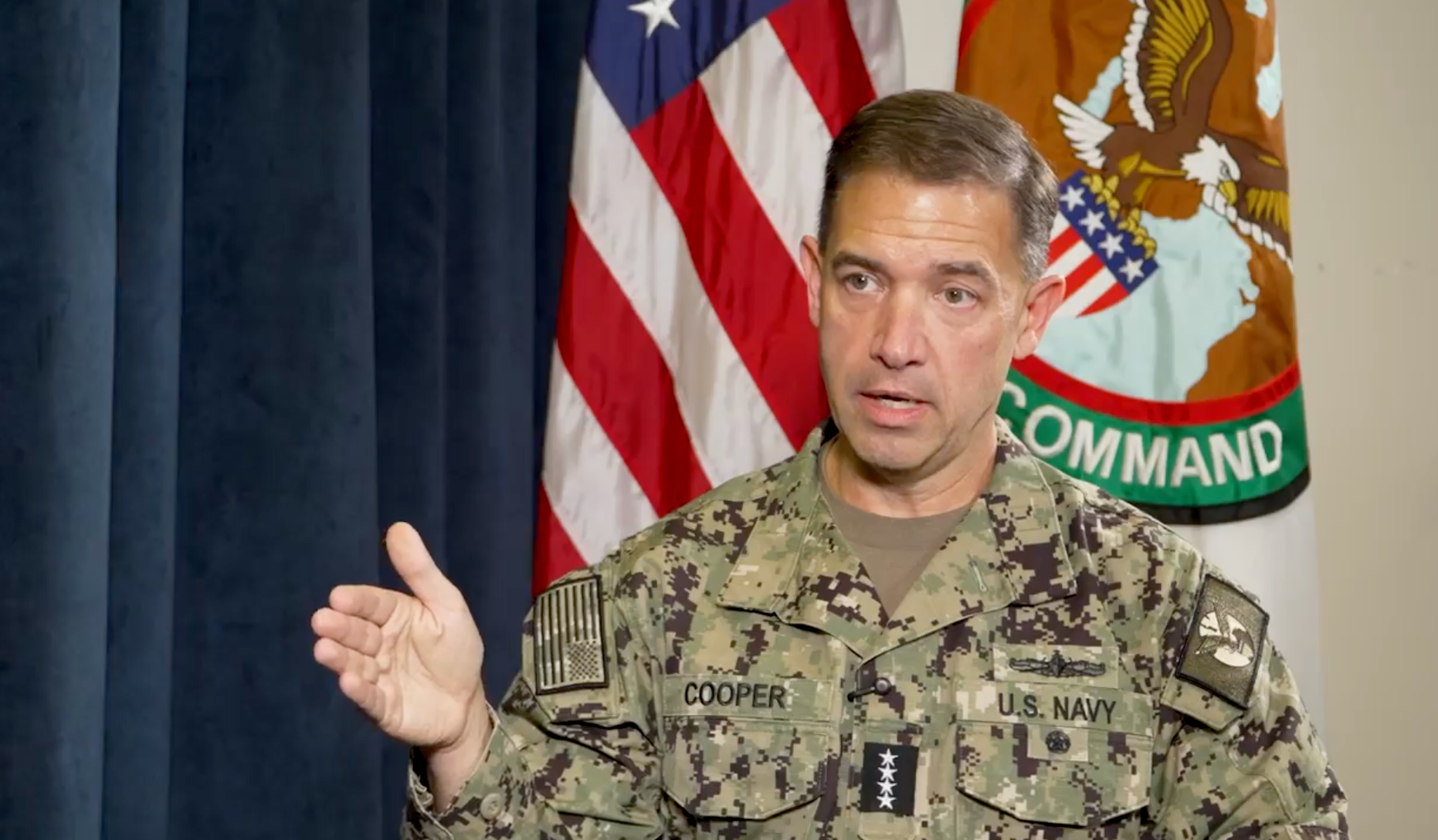 US CENTCOM chief says Iran targeting civilians out of ‘desperation’