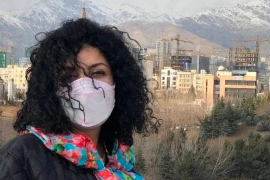 Narges Mohammadi before her arrest last November.