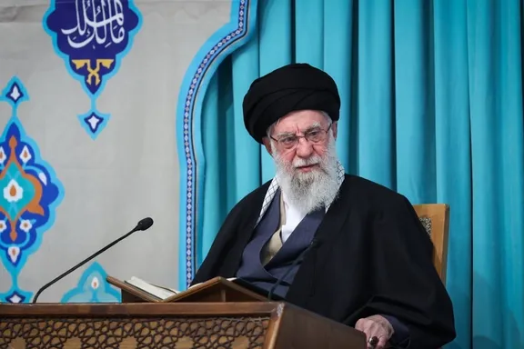 Supreme Leader Ali Khamenei attends a Quran recitation gathering in Tehran, Iran, February 19, 2026