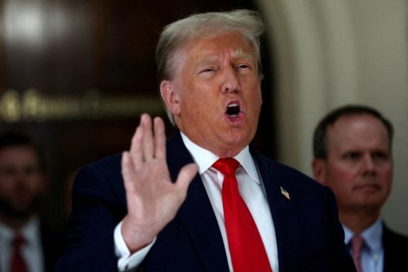Former US President Donald Trump in New York City, October 4, 2023