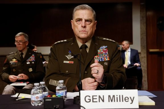 Chairman of the Joint Chiefs US Army General Mark Milley attends a hearing before a Senate Armed Services Committee, on Capitol Hill in Washington, DC, June 10, 2021.