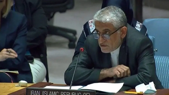 مندوب إيران في الأمم المتحدة يطالب بحل سياسي وهدنة شاملة في اليمن
