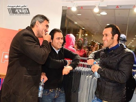 Ahmad Reza Abedzadeh (left), Mahdi Mahdavi-Kia (center), Ali Karimi (Undated)