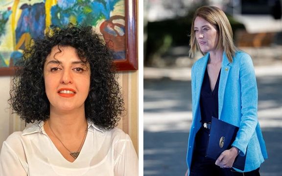 رییس پارلمان اروپا: نرگس محمدی از زندان به دفاع از آزادی، دموکراسی و برابری ادامه میدهد