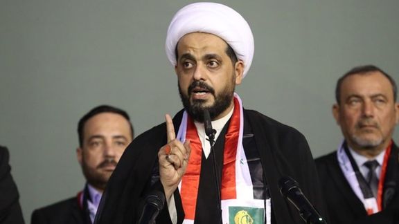 Qais al-Khazali, Secretary-General of the Iran-backed Asaib Ahl al-Haq militia in Iraq
