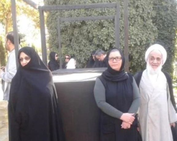 Badri Khamenei (L) in an undated photo