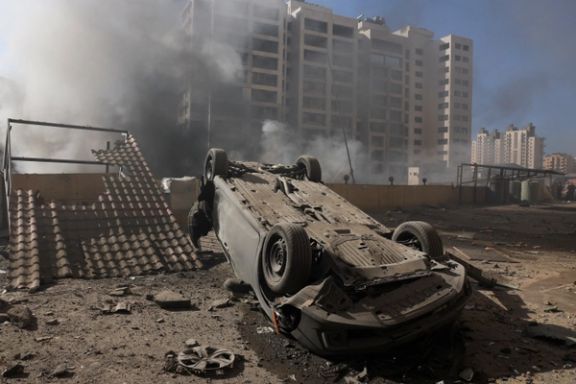 ویرانیهای ناشی از حمله اسرائیل به منطقه الشیاح بیروت، ۱۱ مهر