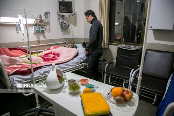 Thousands of car accidents happen during the two-week Norouz holiday in Iran. Panj-e Azar Hospital in Gorgan, northern Iran (March 2024)