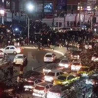 What protesters in Iran are chanting