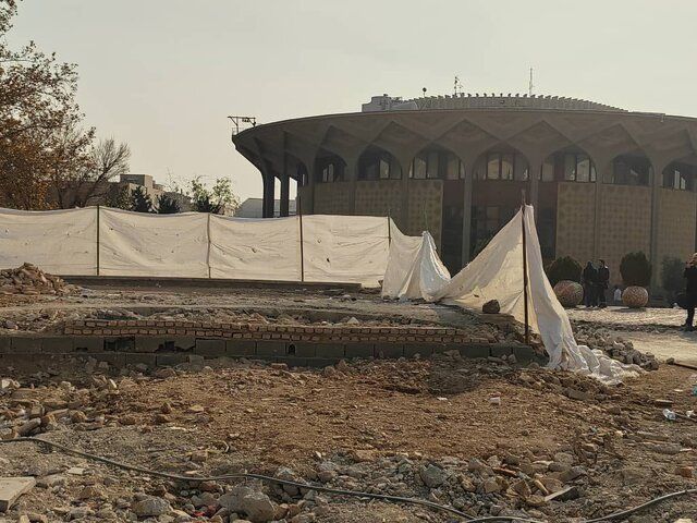 تعیین حریم و حصارکشی مجموعه تئاتر شهر تهران بار دیگر حاشیه‌ساز شد