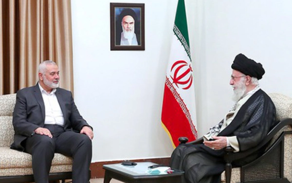 مقام ارشد حماس: اسماعیل هنیه چند روز پیش با علی خامنهای در تهران دیدار کرد