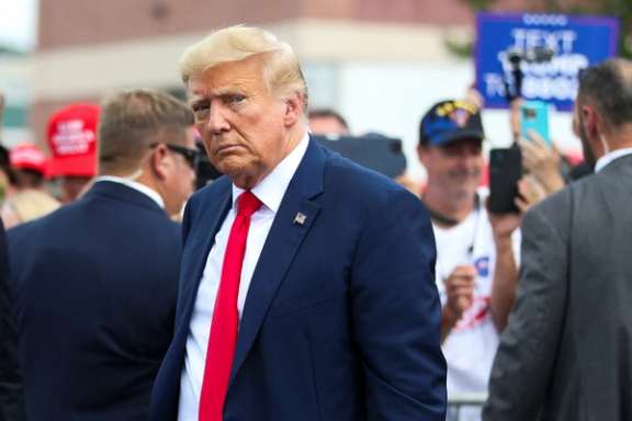 Former US president Donald Trump