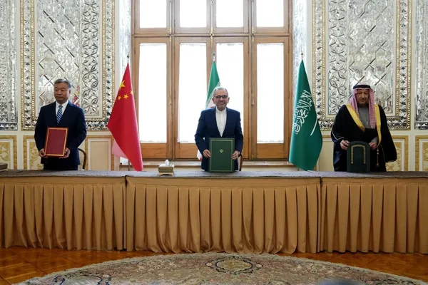 Iran hosts trilateral meeting with China and Saudi Arabia