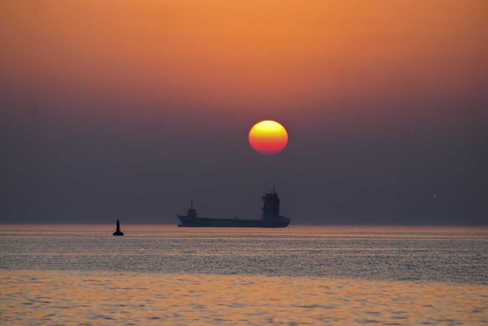 A file photo of the Strait of Hormuz 