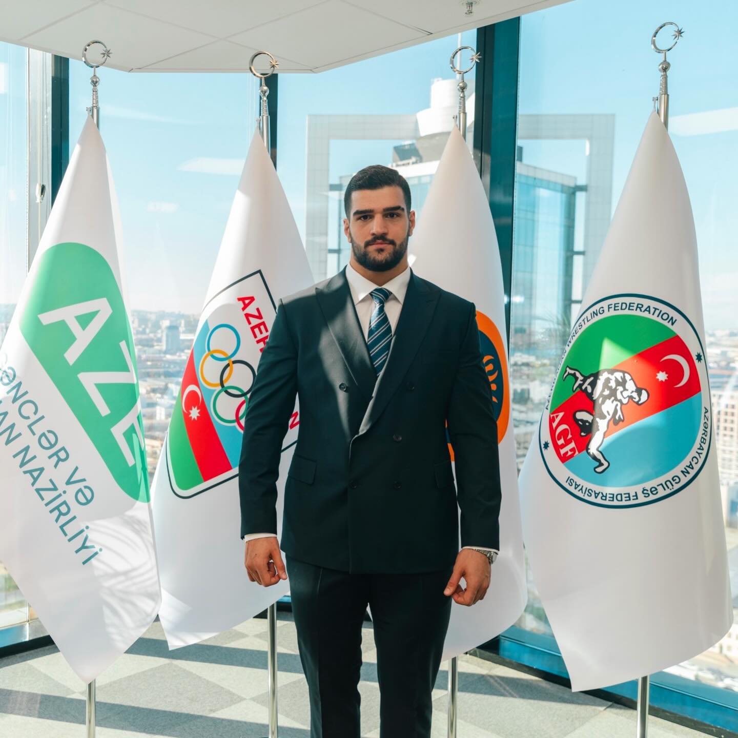 امیررضا معصومی: حضور در این تیم ملی کشتی جمهوری آذربایجان با انگیزه مالی نبود