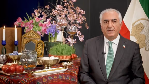 Exiled prince calls for global support to overthrow Islamic Republic