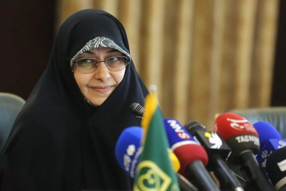 Ansieh Khazaki, one of Ebrahim Raisi's vice presidents whose son lives in Canada
