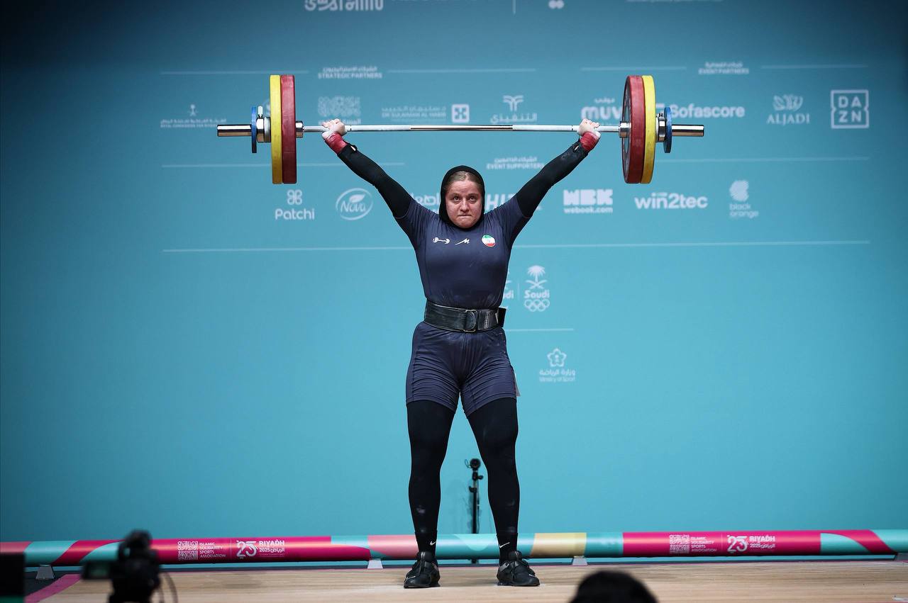 وزنه‌برداری بازی‌های کشورهای اسلامی؛ مهسا بهشتی با برنز یک‌ضرب و طلای دوضرب، سوم شد