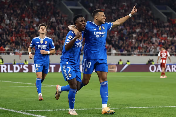 المپیاکوس ۳-۴ رئال مادرید؛ شب جذاب لیگ قهرمانان با پوکر سرگیجهآور امباپه