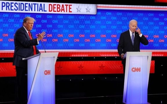 Biden and Trump Clash Over Their Iran Records in First Debate