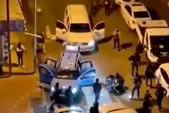 A screengrab showing the raid by Turkish police to free an Iranian pilot. September 24, 2021