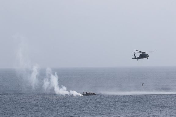 Sailors assigned to the USS Theodore Roosevelt Carrier Strike Group rescued two Iranian civilian mariners under distress in the US Central Command (USCENTCOM) area of operations