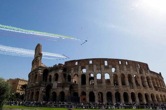 The Colosseum in Rome, Italy