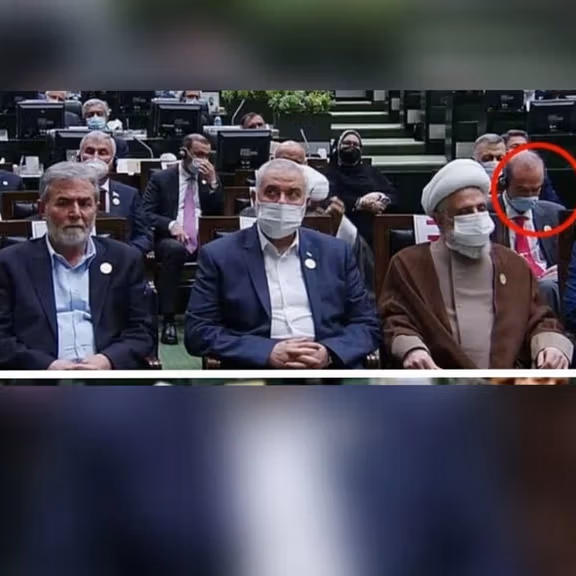 صندلی نماینده اتحادیه اروپا پشت رهبران گروههای شبهنظامی منطقه قرار گرفت