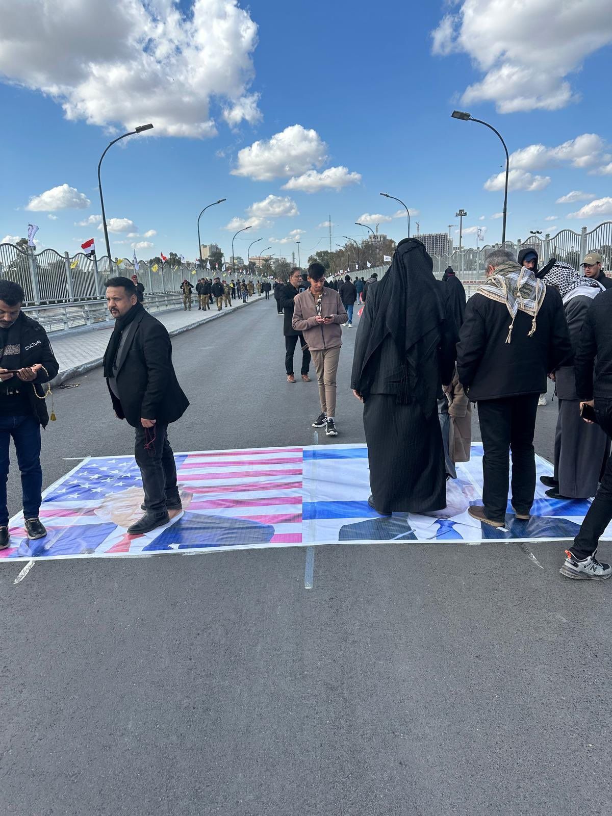 US lawmaker blasts Baghdad parade honoring Nasrallah, trampling Trump’s image