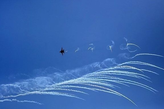 Official photo showing air force drills by Iran. October 21, 2021