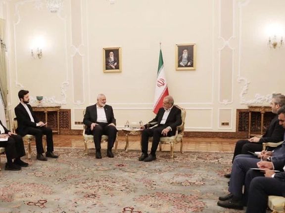 هنية يلتقي بزشكيان ويشكره على مواقف طهران تجاه "حماس"