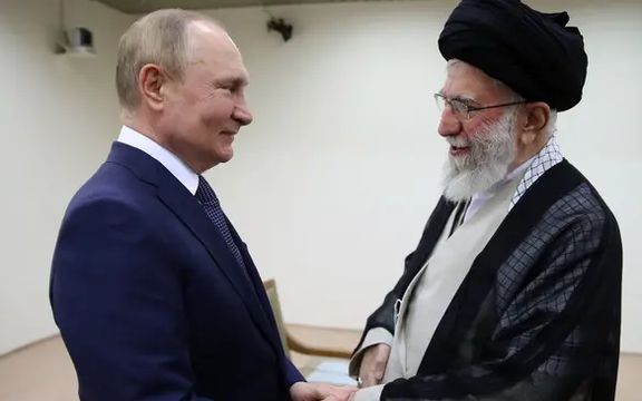 Russia's Putin and Iran's Khamenei meeting in Tehran on July 19, 2022