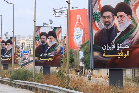 Khamenei posters expose struggle over who owns Lebanon’s ceasefire
