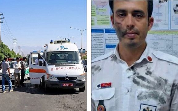 همراهان راننده لودری که در تصادف جان باخت، کارمندان اورژانس را ضرب و شتم کردند