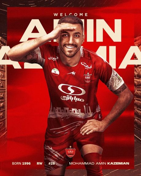 سومین خرید سرخپوشان؛ محمدامین کاظمیان ستاره آلومینیوم، به پرسپولیس پیوست