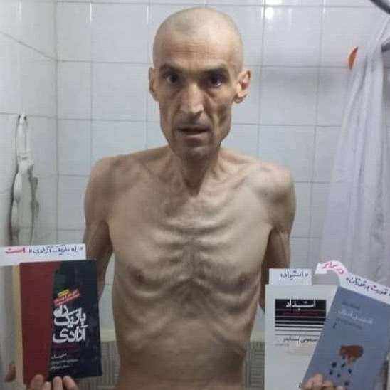 Farhad Meysami lost almost half his wight after more than three months