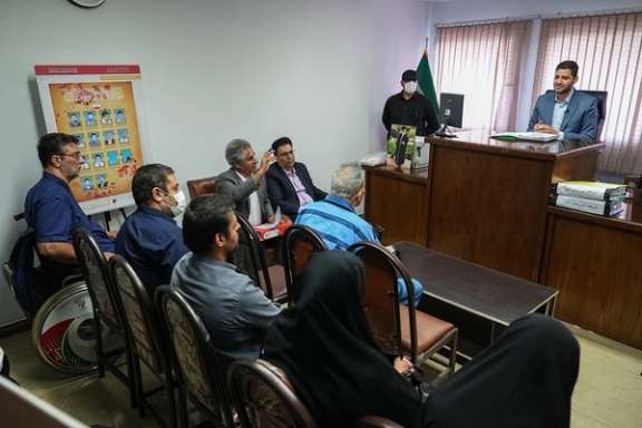 A hearing session for Jamshid Sharmahd on September 12, 2023