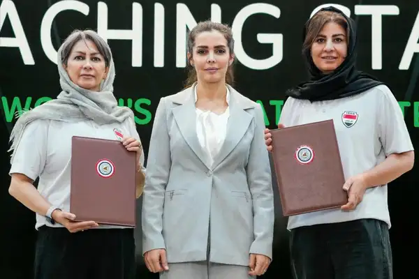 شادی مهینی، مریم آزمون، راشین حمیدی؛ مربیان ایرانی در تیمهای پایه فوتبال زنان عراق