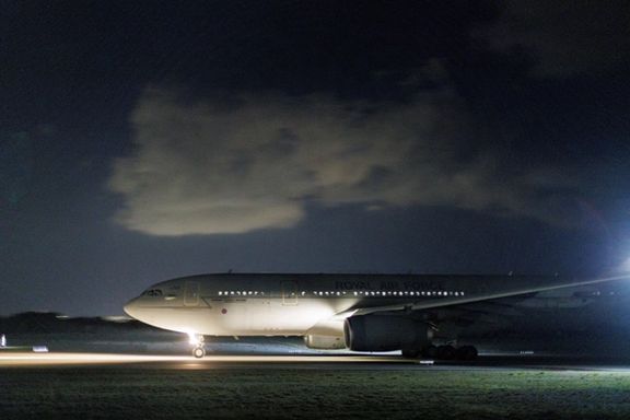 An RAF Voyager tanker prepares to take-off to support an operation undertaken to conduct further strikes against Houthi targets February 3, 2024.