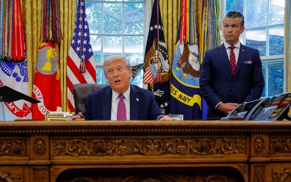 ترامپ همزمان با موفق خواندن حمله به ایران، نام وزارت دفاع را به وزارت جنگ تغییر داد