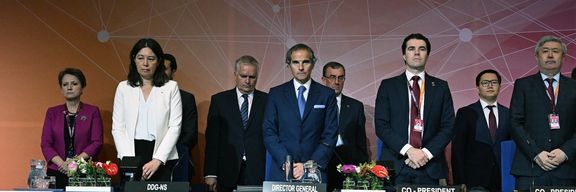 اعلام یک دقیقه سکوت در کنفرانس بینالمللی امنیت هستهای برای مرگ ابراهیم رئیسی