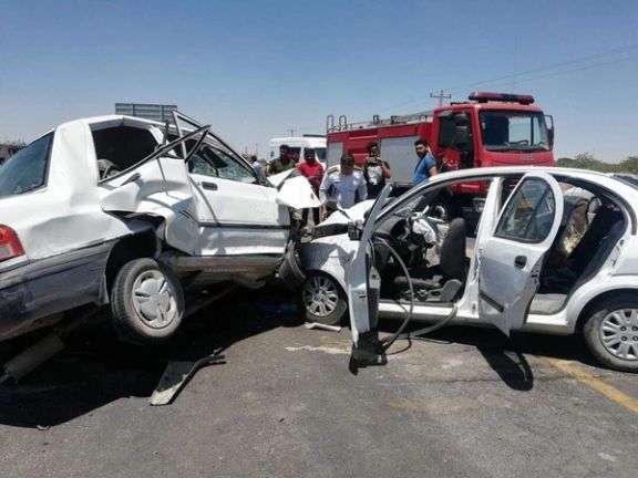 A road accident in Iran