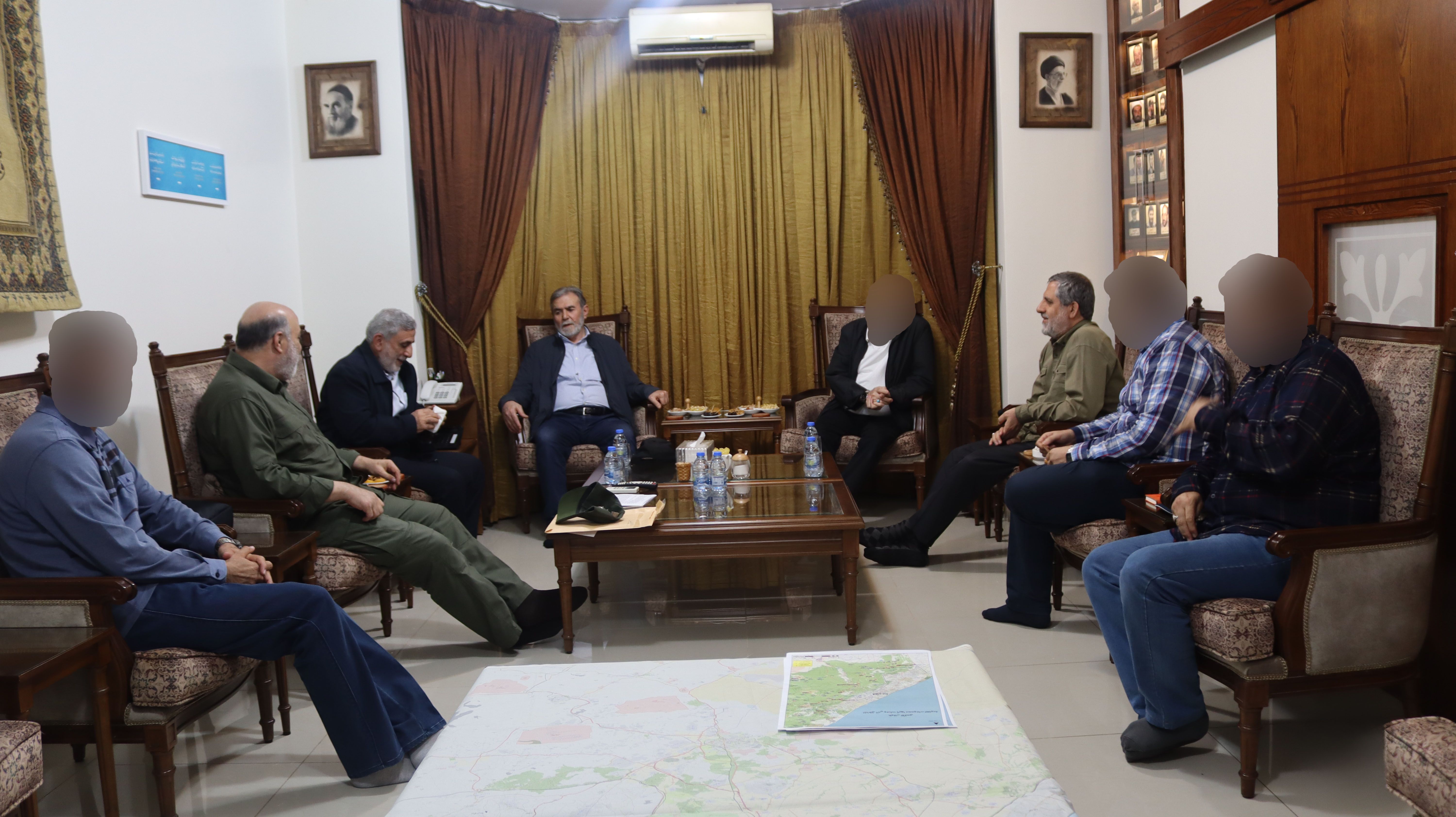 نشست فرماندهان سپاه پاسداران و جهاد اسلامی فلسطین پس از حمله هفتم اکتبر