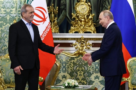 Iran's president Masoud Pezeshian meets Russian counterpart Vladimir Putin in Moscow, January 2025