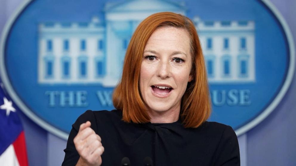 Jen Psaki, White House Press Secretary.